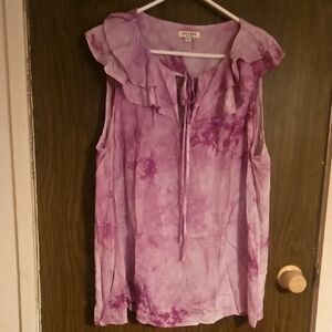EUC Anthro Andree Tie-Dye Top